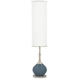 Image1 of Color Plus Jule 62" High Smoky Blue Modern Floor Lamp