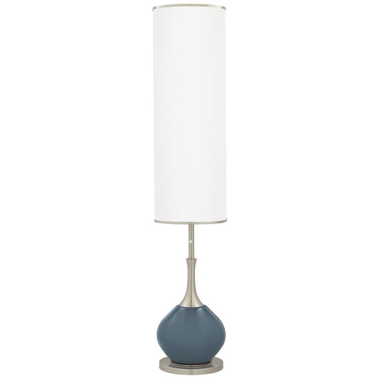 Image 1 Color Plus Jule 62" High Smoky Blue Modern Floor Lamp