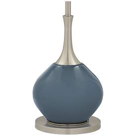 Image4 of Color Plus Jule 62" High Smoky Blue Modern Floor Lamp more views