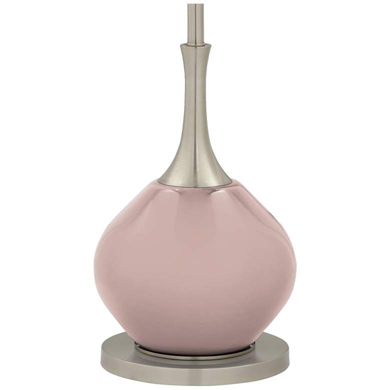 Image 4 Color Plus Jule 62" Modern Glamour Pink Glass Floor Lamp more views
