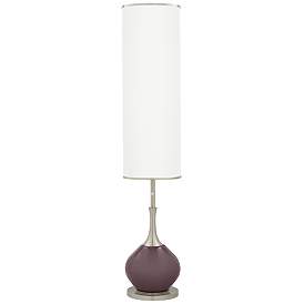 Image1 of Color Plus Jule 62" Modern Poetry Plum Purple Glass Floor Lamp