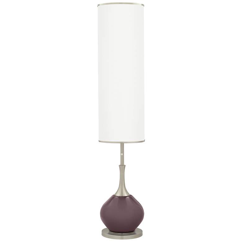 Image 1 Color Plus Jule 62 inch Modern Poetry Plum Purple Glass Floor Lamp