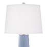 Thumbnail3 of Color Plus Leo 29 1/2" Blue Sky Modern Glass Table Lamps Set of 2 more views