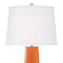 Thumbnail3 of Color Plus Leo 29 1/2" Celosia Orange Glass Table Lamps Set of 2 more views