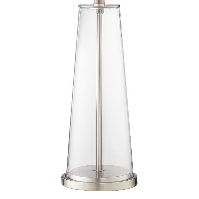 Image 4 Color Plus Leo 29 1/2" Clear Glass Fillable Table Lamps Set of 2 more views