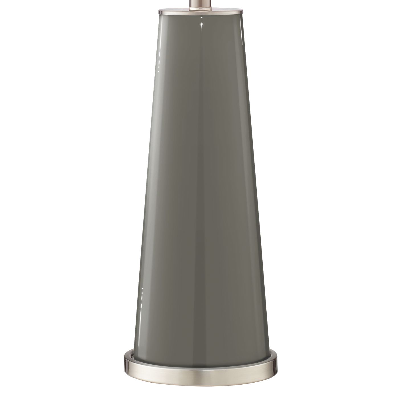 Image 4 Color Plus Leo 29 1/2" Gauntlet Gray Glass Table Lamps Set of 2 more views