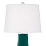 3_Color Plus Leo 29 1/2" High Peacock Blue Table Lamps Set of 2 more views