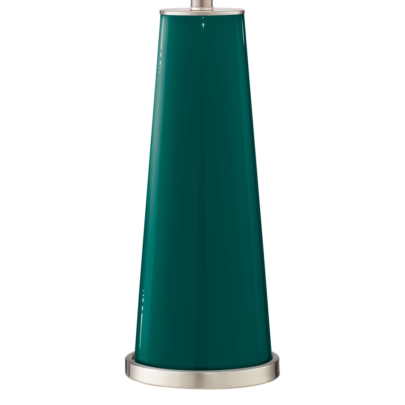 Image 4 Color Plus Leo 29 1/2" High Peacock Blue Table Lamps Set of 2 more views