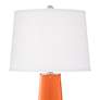 Thumbnail3 of Color Plus Leo 29 1/2" Invigorate Orange Glass Table Lamps Set of 2 more views