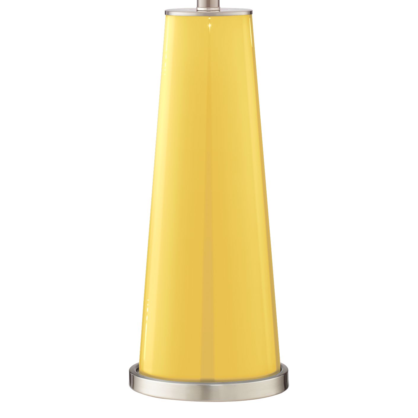 Thumbnail4 of Color Plus Leo 29 1/2" Lemon Zest Yellow Table Lamps Set of 2 more views