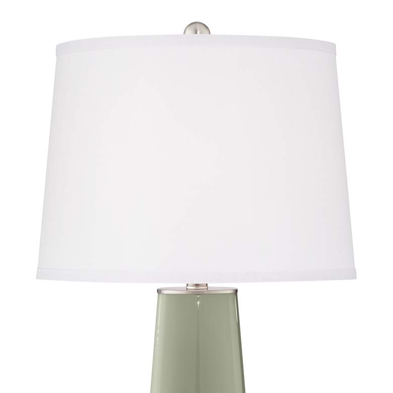 Image 3 Color Plus Leo 29 1/2" Modern Evergreen Fog Table Lamps Set of 2 more views