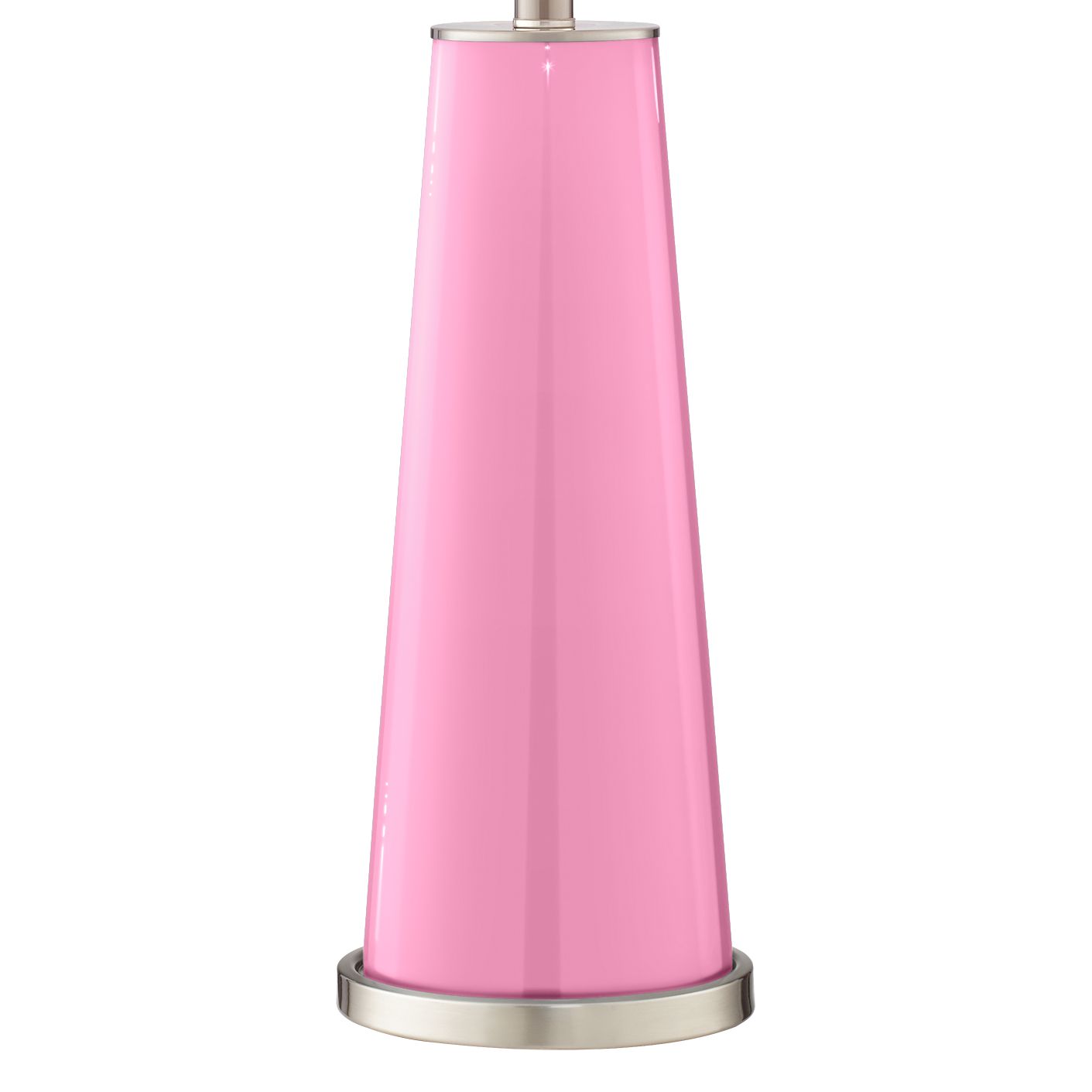 Image 4 Color Plus Leo 29 1/2" Modern Glass Candy Pink Table Lamps Set of 2 more views