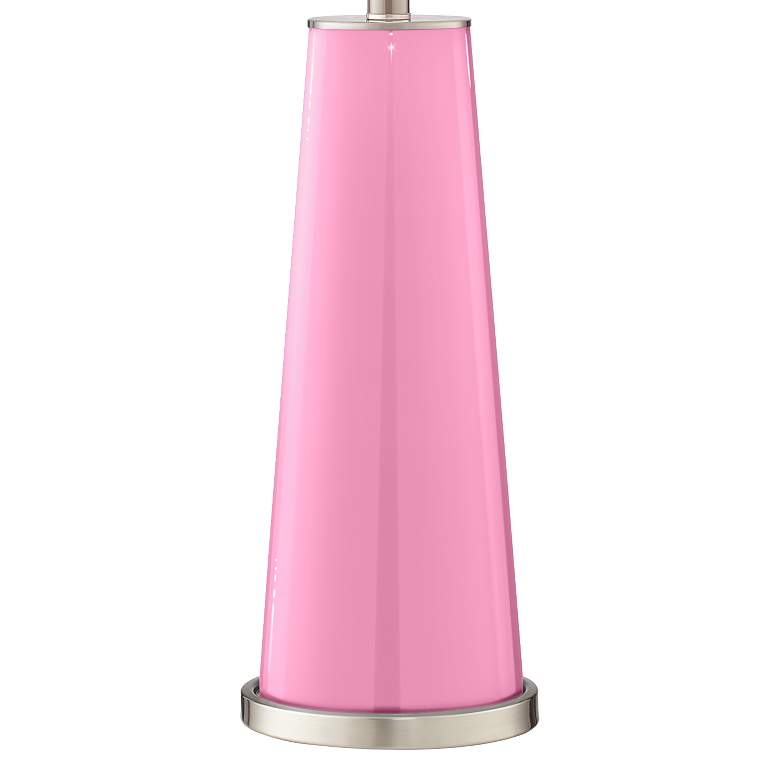 Image 4 Color Plus Leo 29 1/2" Modern Glass Candy Pink Table Lamps Set of 2 more views