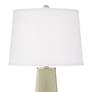 Thumbnail3 of Color Plus Leo 29 1/2" Modern Glass Sage Green Table Lamp Set of 2 more views