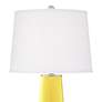 Thumbnail3 of Color Plus Leo 29 1/2" Modern Lemon Twist Yellow Table Lamps Set of 2 more views