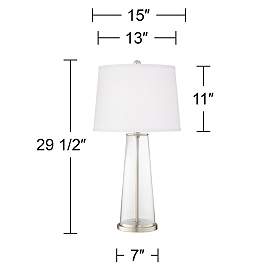 Image5 of Color Plus Leo 29 1/2" Modern Lemon Twist Yellow Table Lamps Set of 2 more views