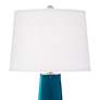 Thumbnail3 of Color Plus Leo 29 1/2" Modern Oceanside Blue Table Lamps Set of 2 more views