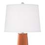 Thumbnail3 of Color Plus Leo 29 1/2" Modern Robust Orange Table Lamps Set of 2 more views