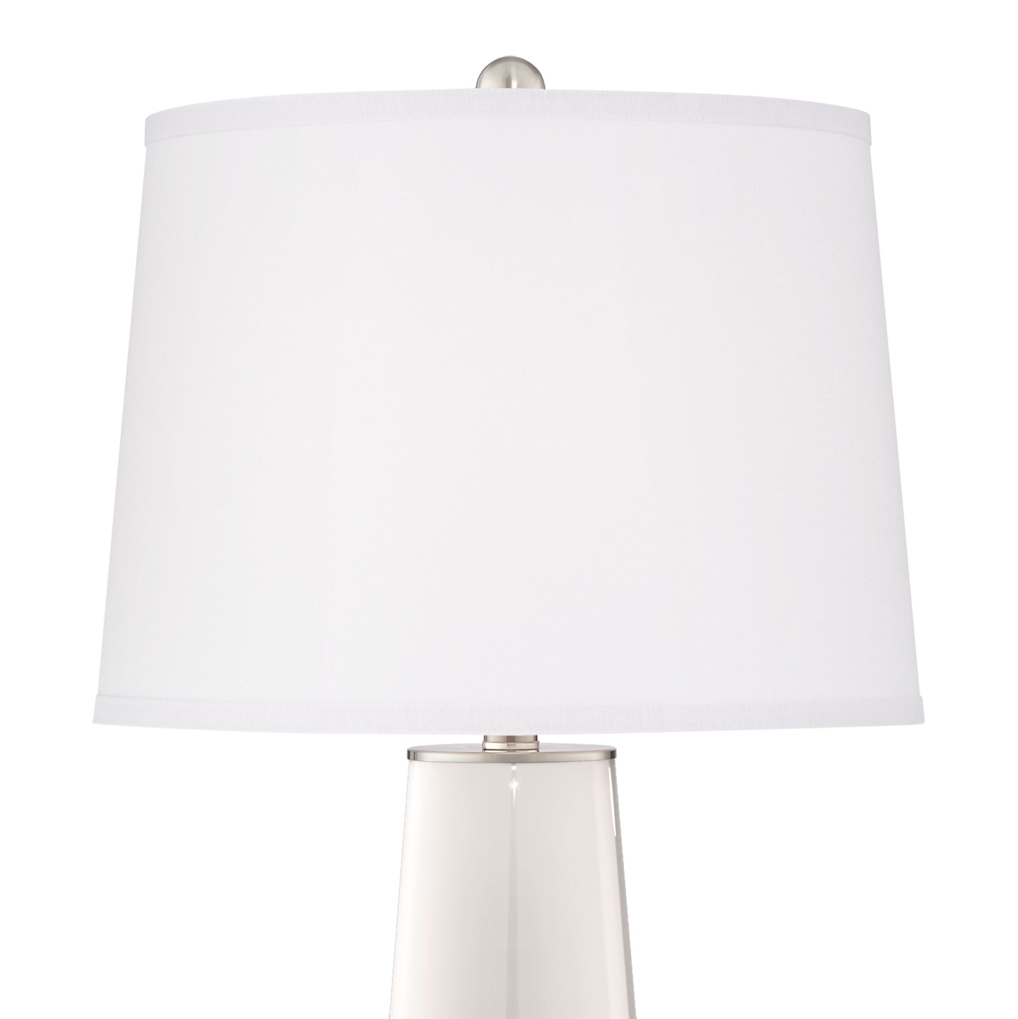 Image 3 Color Plus Leo 29 1/2" Modern Smart White Table Lamps Set of 2 more views