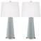 Color Plus Leo 29 1/2" Modern Uncertain Gray Table Lamps Set of 2