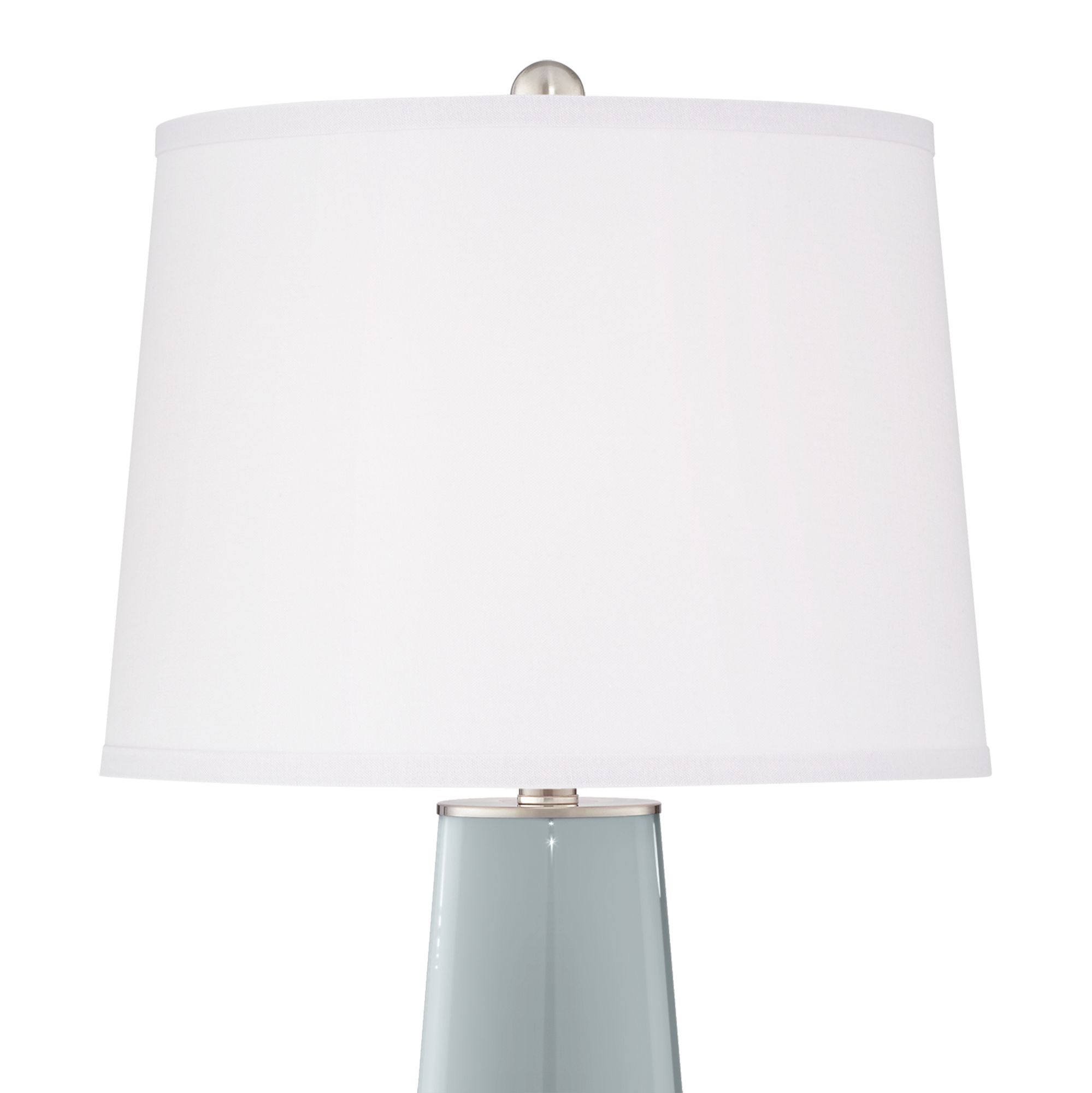 Image 3 Color Plus Leo 29 1/2" Modern Uncertain Gray Table Lamps Set of 2 more views