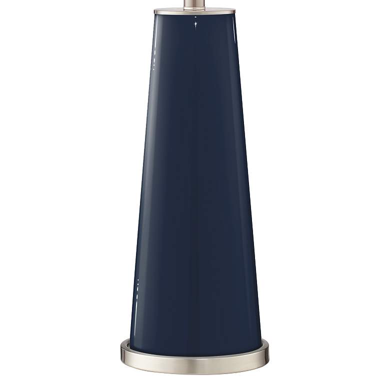 Image 4 Color Plus Leo 29 1/2" Naval Blue Modern Glass Table Lamps Set of 2 more views