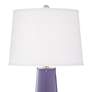 Thumbnail3 of Color Plus Leo 29 1/2" Purple Haze Glass Table Lamps Set of 2 more views