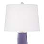 Color Plus Leo 29 1/2" Purple Haze Glass Table Lamps Set of 2