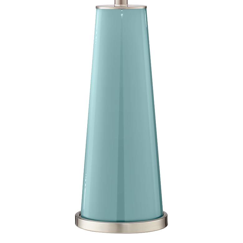Image 4 Color Plus Leo 29 1/2" Raindrop Blue Glass Table Lamps Set of 2 more views