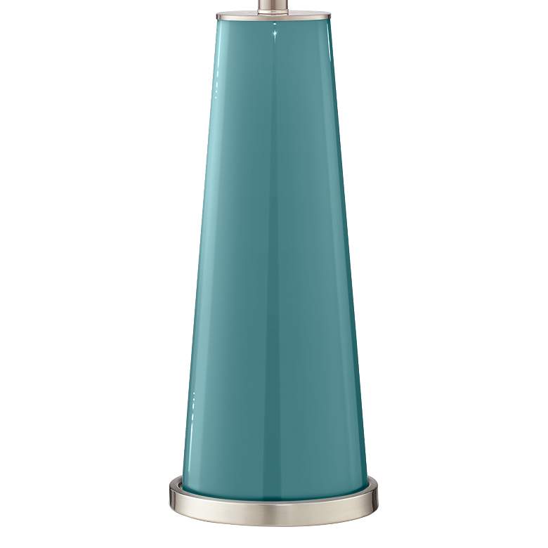Image 4 Color Plus Leo 29 1/2" Reflecting Pool Blue Glass Table Lamps Set of 2 more views