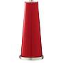 Color Plus Leo 29 1/2" Ribbon Red Glass Table Lamps Set of 2