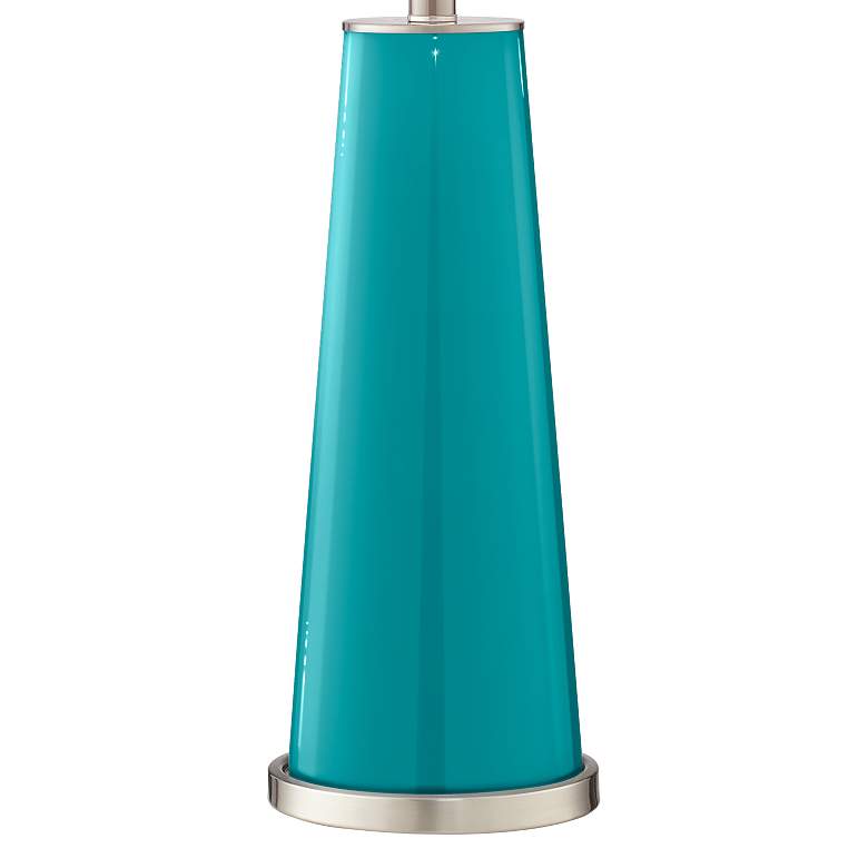 Image 4 Color Plus Leo 29 1/2" Surfer Blue Glass Table Lamps Set of 2 more views