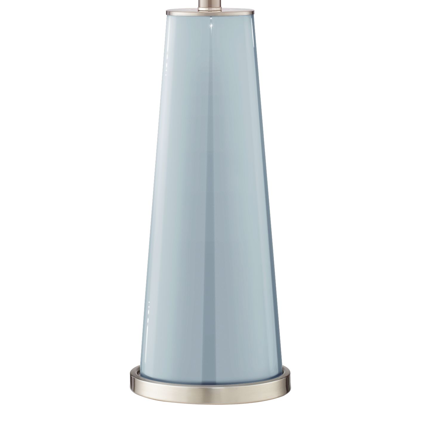 Image 4 Color Plus Leo 29 1/2" Take Five Blue Glass Table Lamps Set of 2 more views