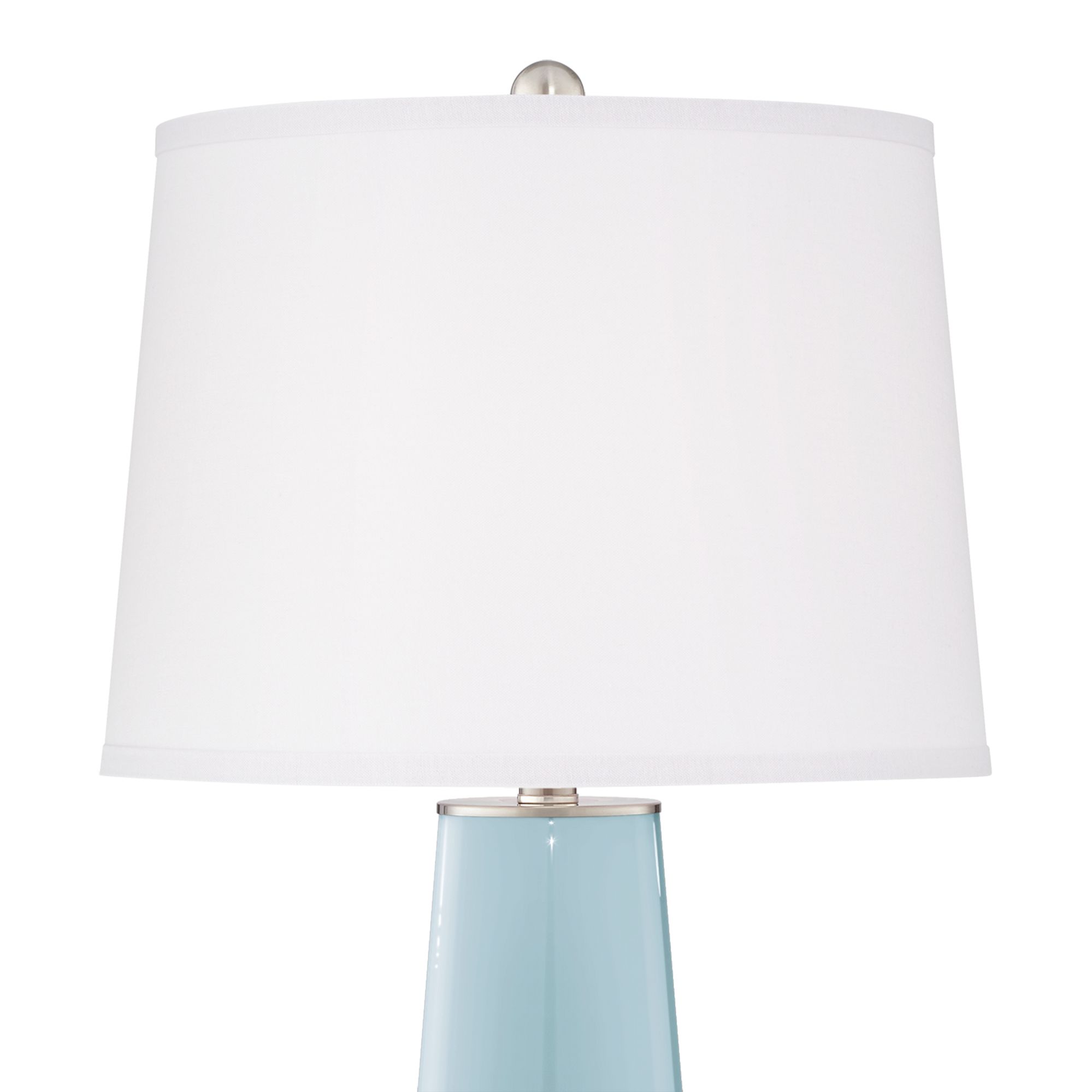 Image 3 Color Plus Leo 29 1/2" Vast Sky Blue Table Lamps Set of 2 more views