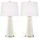 Color Plus Leo 29 1/2" West Highland White Glass Table Lamps Set of 2