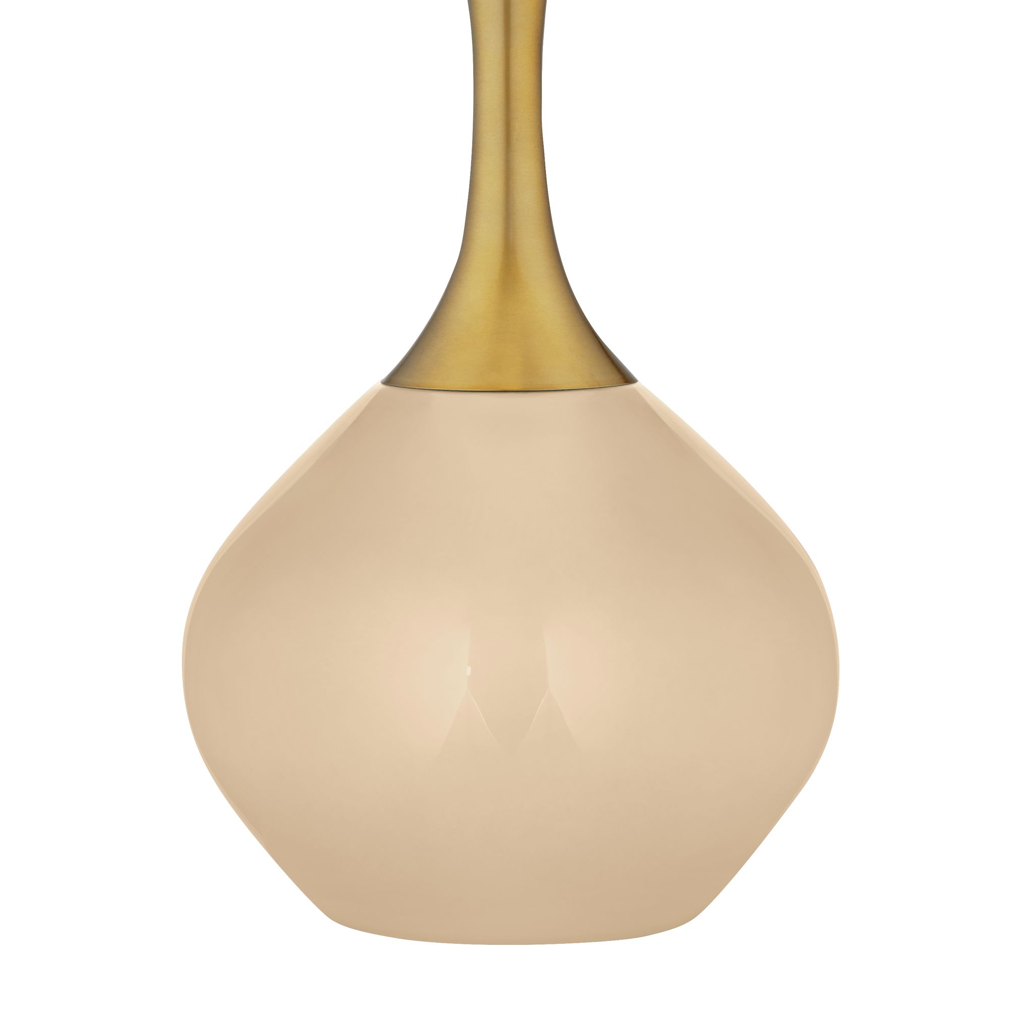 Image 4 Color Plus Nickki Brass 30 1/2" High Colonial Tan Modern Table Lamp more views