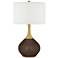 Color Plus Nickki Brass 30 1/2" Modern Carafe Brown Table Lamp