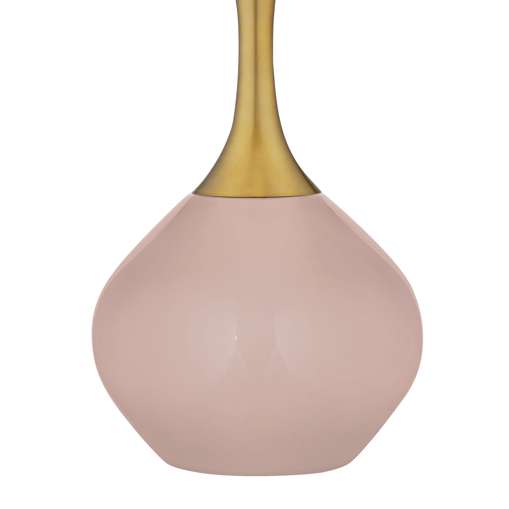 Thumbnail4 of Color Plus Nickki Brass 30 1/2" Modern Glamour Pink Table Lamp more views
