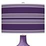 Thumbnail2 of Color Plus Ovo 28 1/2" Bold Stripe Shade Acai Purple Table Lamp more views