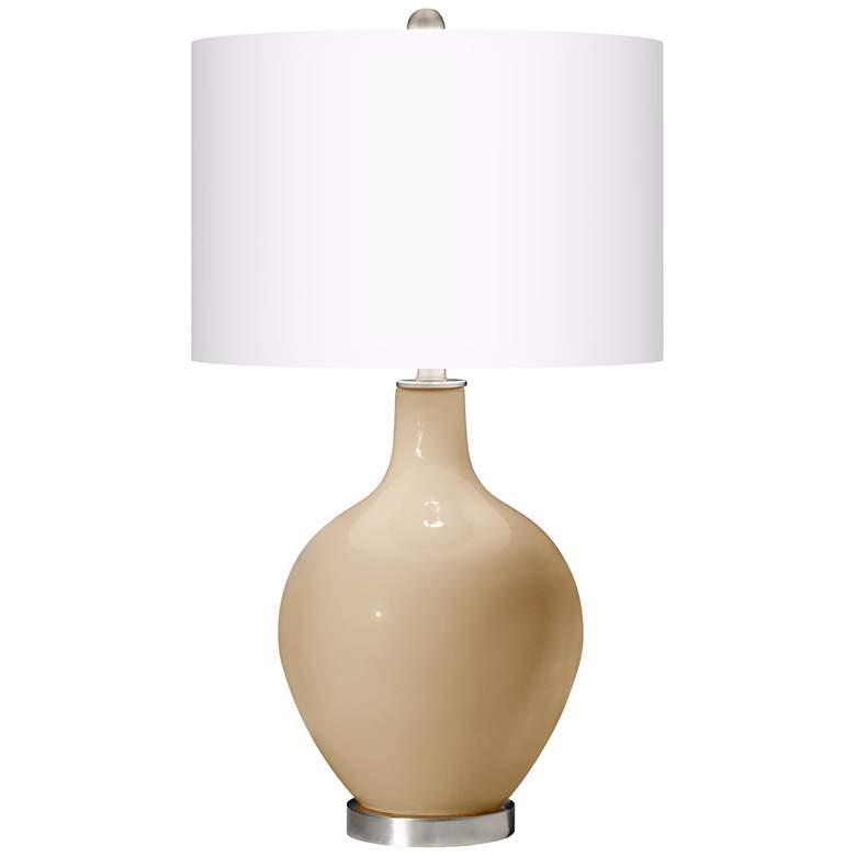 Image 2 Color Plus Ovo 28 1/2 inch Colonial Tan Table Lamp