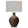 Color Plus Ovo 28 1/2" Diamonds Shade Carafe Brown Table Lamp