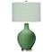 Color Plus Ovo 28 1/2" Diamonds Shade Garden Grove Green Table Lamp