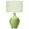 Color Plus Ovo 28 1/2" Diamonds Shade Lime Rickey Green Table Lamp