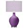 Color Plus Ovo 28 1/2" Diamonds Shade Passionate Purple Table Lamp