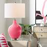 Color Plus Ovo 28 1/2" Eros Pink Table Lamp