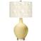 Color Plus Ovo 28 1/2" Gardenia Shade Butter Up Yellow Table Lamp