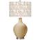 Color Plus Ovo 28 1/2" Gardenia Shade Colonial Tan Table Lamp