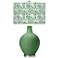 Color Plus Ovo 28 1/2" Gardenia Shade Garden Grove Green Table Lamp