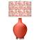 Color Plus Ovo 28 1/2" Gardenia Shade Koi Orange Table Lamp