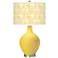 Color Plus Ovo 28 1/2" Gardenia Shade Lemon Zest Yellow Table Lamp